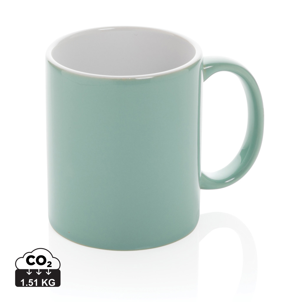 Mug design classique publicitaire 350 ml Vert 